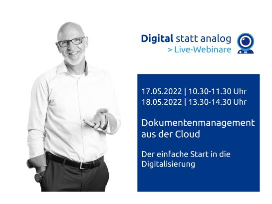 Live-Webinare DMS aus der Cloud